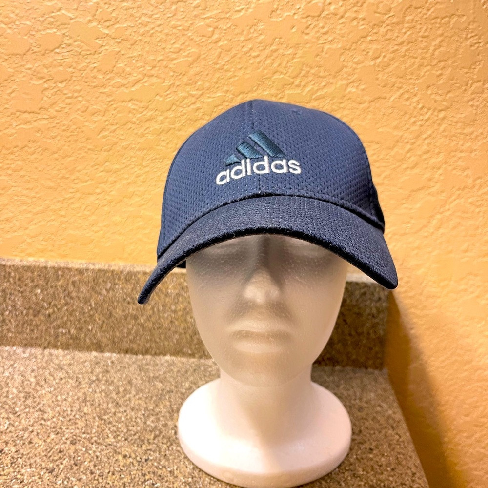 Adidas Flex Fitted Hat Navy Blue Size L/XL